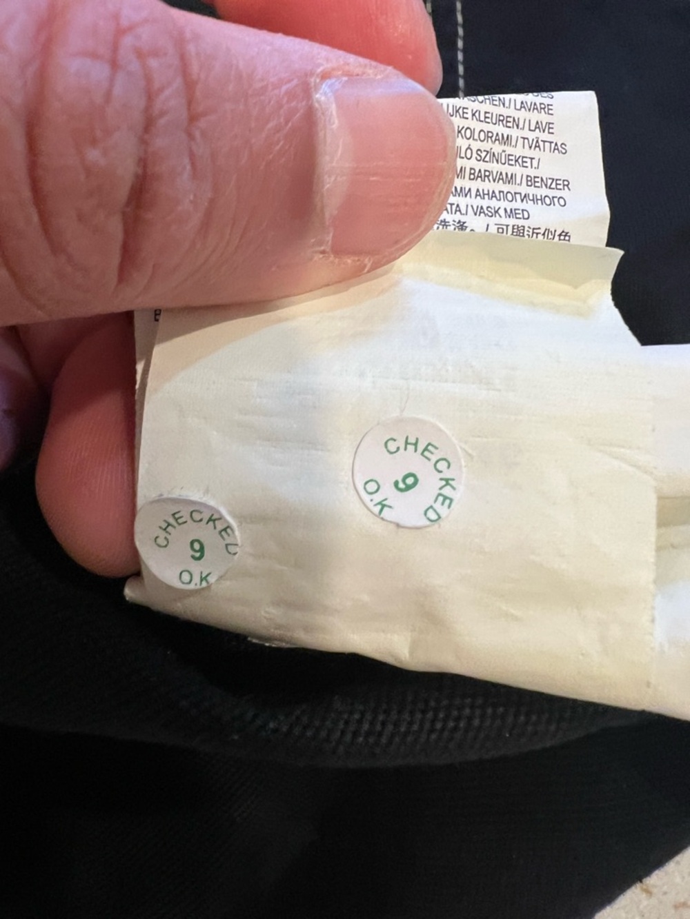 Vans Black Jacket with White Logo and Stitching - Picture 10 of 10